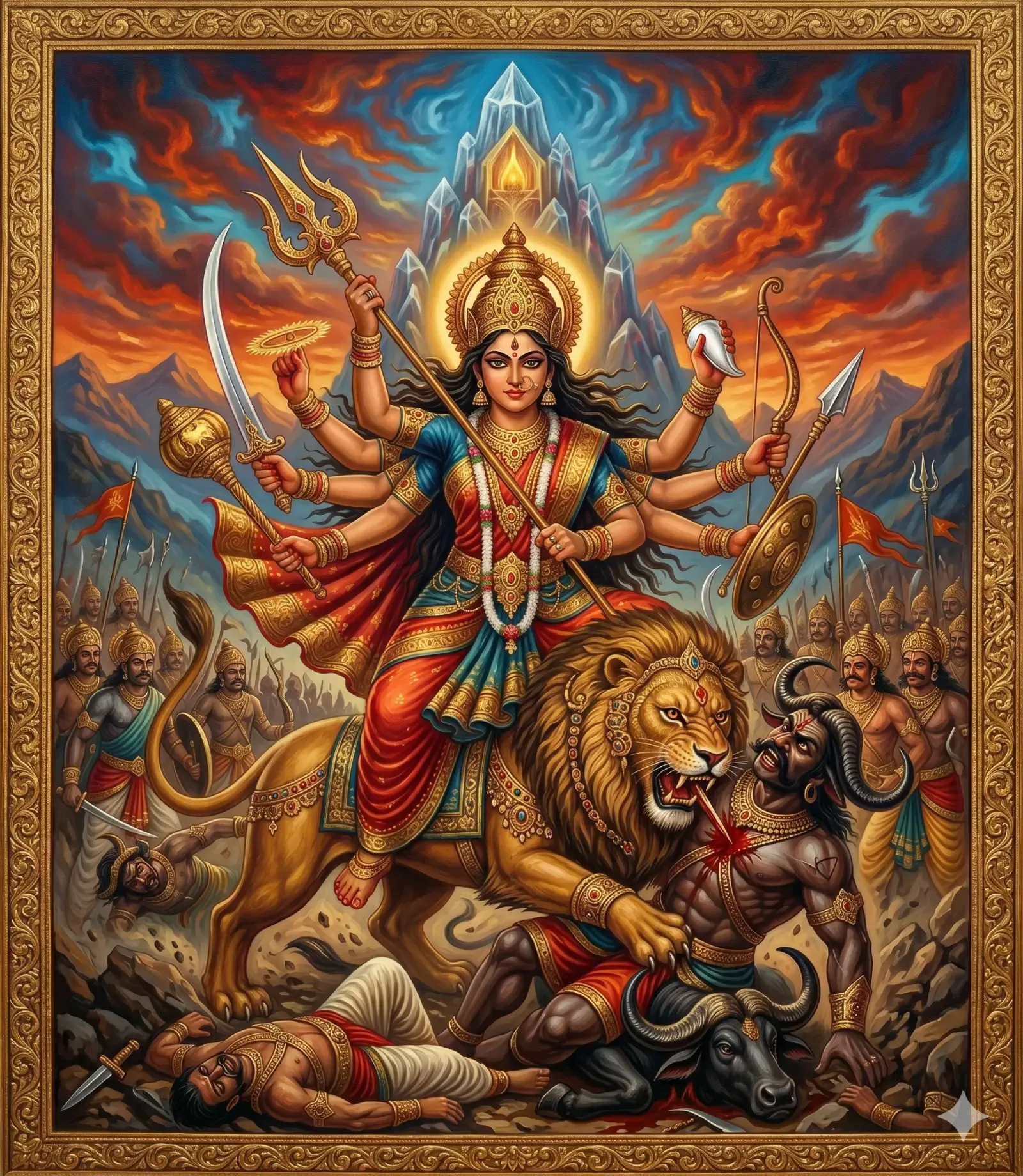 Mahishasura Mardini Stotram — महिषासुरमर्दिनी स्तोत्रम्